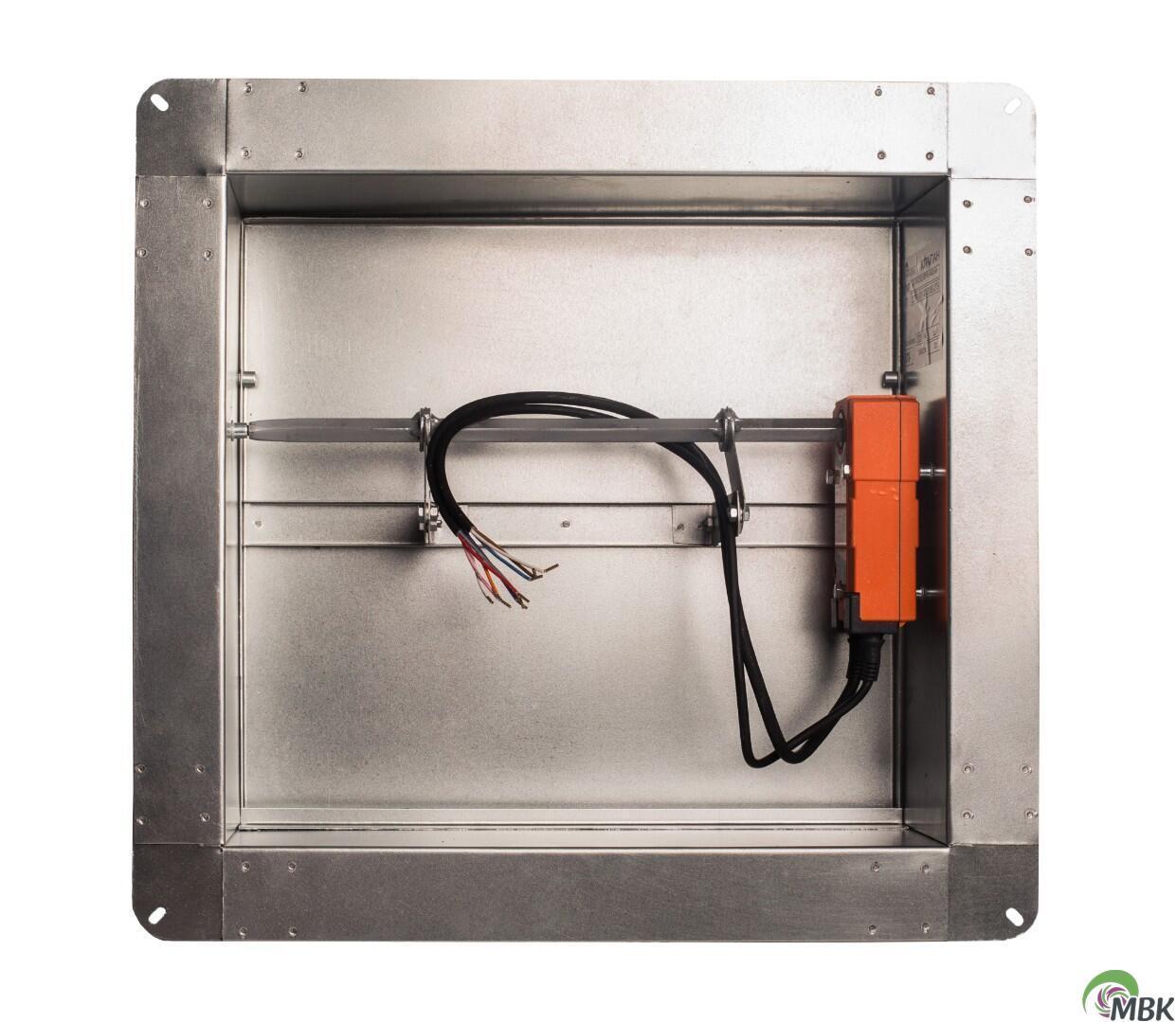 Клапан дымоудаления размером 800х800 со швейцарским приводом МВК КДС 800х800 привод Клапаны и заслонки
